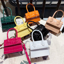 Load image into Gallery viewer, Mini Small Square bag 2019 Fashion New Quality PU Leather Women's Handbag Crocodile pattern Chain Shoulder Messenger Bags