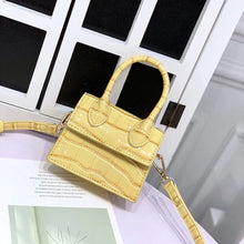 Load image into Gallery viewer, Mini Small Square bag 2019 Fashion New Quality PU Leather Women's Handbag Crocodile pattern Chain Shoulder Messenger Bags