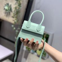 Load image into Gallery viewer, Mini Small Square bag 2019 Fashion New Quality PU Leather Women's Handbag Crocodile pattern Chain Shoulder Messenger Bags