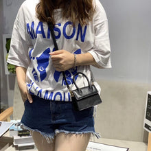 Load image into Gallery viewer, Mini Small Square bag 2019 Fashion New Quality PU Leather Women's Handbag Crocodile pattern Chain Shoulder Messenger Bags