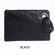 Load image into Gallery viewer, Fashion Solid Handbag Women's Clutch Bag Leather Women Envelope Bag Zipper Evening Bag Female Clutches Handbag Torebki Damskie