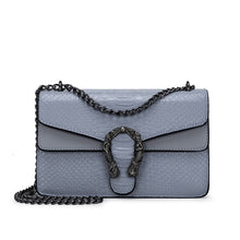 Load image into Gallery viewer, Snake Fashion Brand Women Bag Alligator PU Leather Messenger Bag Designer Chain Shoulder Crossbody Bag Women Handbag Bolso Mujer
